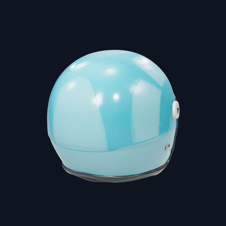 Teal Helmet model pack